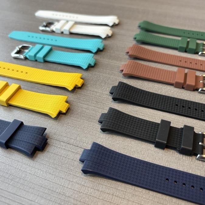 Rubber Strap for Citizen Tsuyosa Strap Jam Tangan FKM Rubber Citizen Tsuyosa Waffle murah