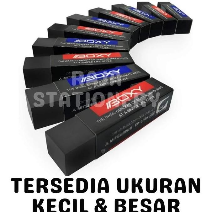 

NEW BOXY ERASER PENGHAPUS BOXY KECIL BESAR EP-60BX EP-100BX HITAM [BOX]