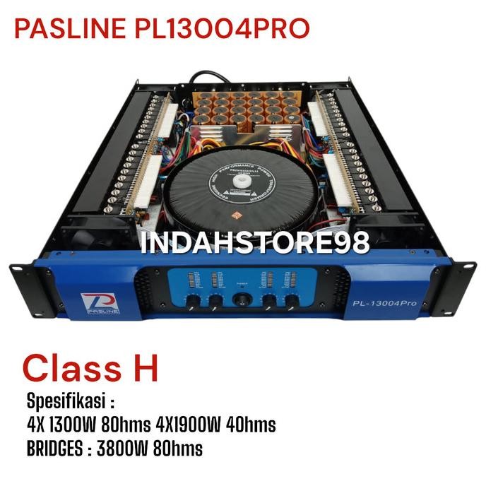 TERMURAH - POWER 4 CHANNEL PASLINE PL 13004PRO ORIGINAL POWER CLASS H PL13004PRO