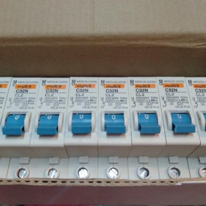 ORIGINAL MCB MULTI9 2A 2 AMPERE MERLIN GERIN PLN 450W CL2 SPLN BREKER