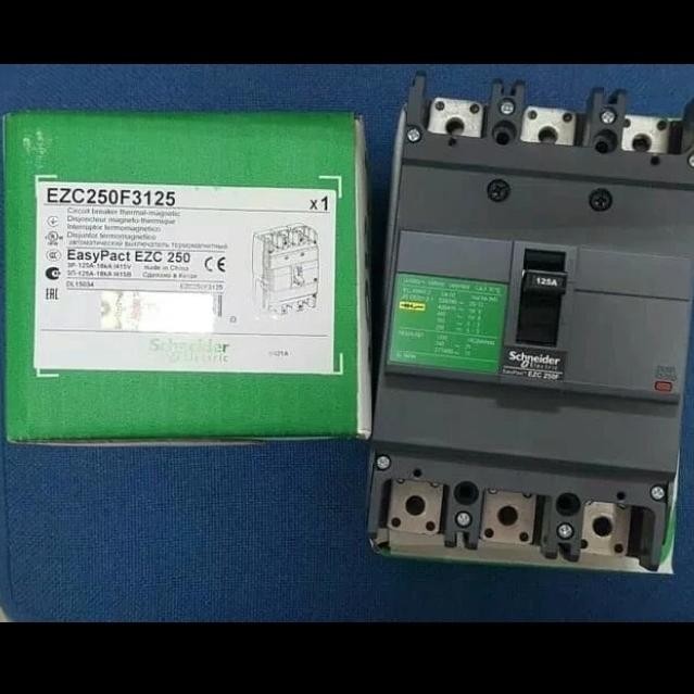 Mccb Breaker Schneider 3Phase 125 Ampere New Stok