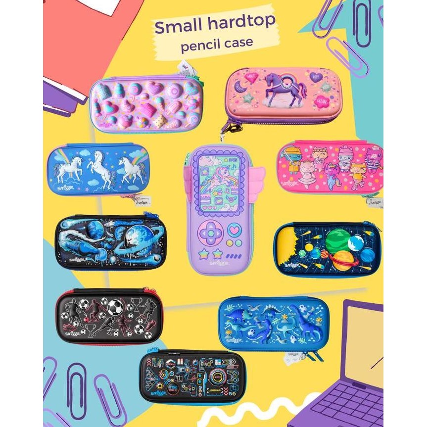 

BEBAS ONGKIR - SMIGGLE Wonderous hardtop pencil case small nimbul 3D Pen