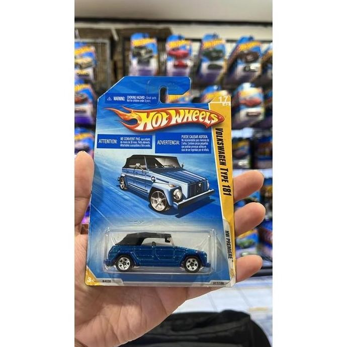 HOT WHEELS VOLKSWAGEN TYPE 181 BIRU HOTWHEELS 2904T