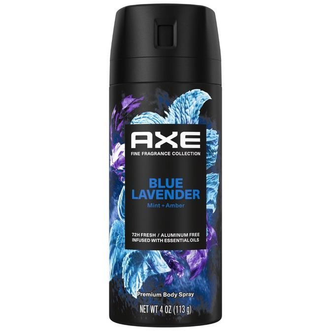 Promo [Mystery Box] Axe Deodorant Body Spray Blue Lavender - 135Ml X3