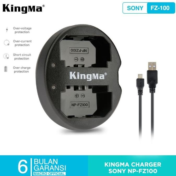 Produk Baru CHARGER KINGMA NON LCD SONY NP-FZ100 FOR A9 A7 MARK III A7R MARK III