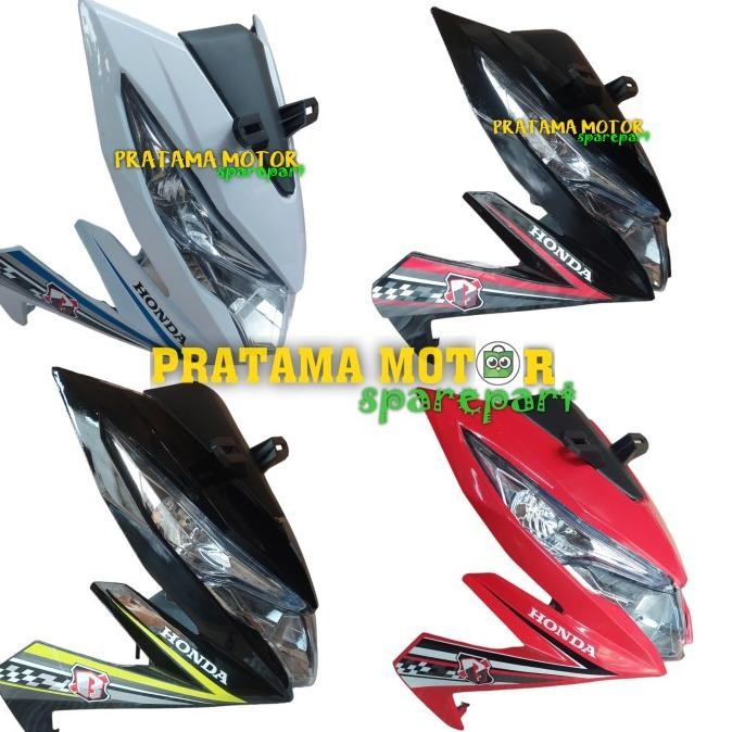 COVER TAMENG BODY DEPAN BEAT FI ESP 2018 PLUS STRIPING/STICKER ORIGINAL