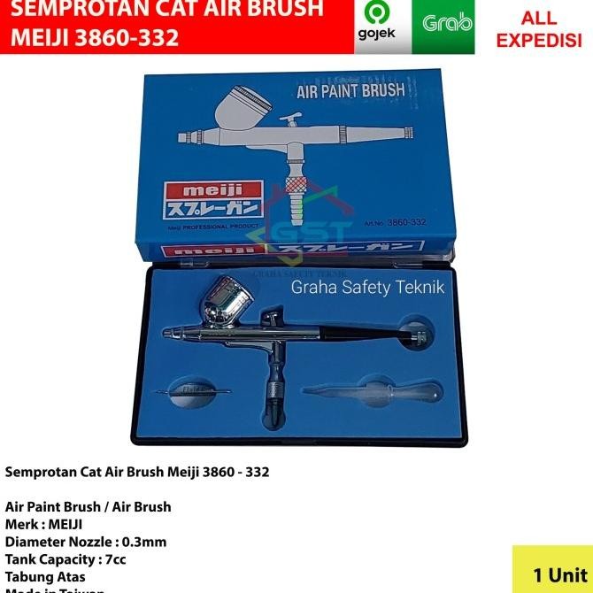 

AIR PAINT BRUSH 3860-332 MEIJI/SEMPROTAN CAT AIR BRUSH 3860-332 MEIJI