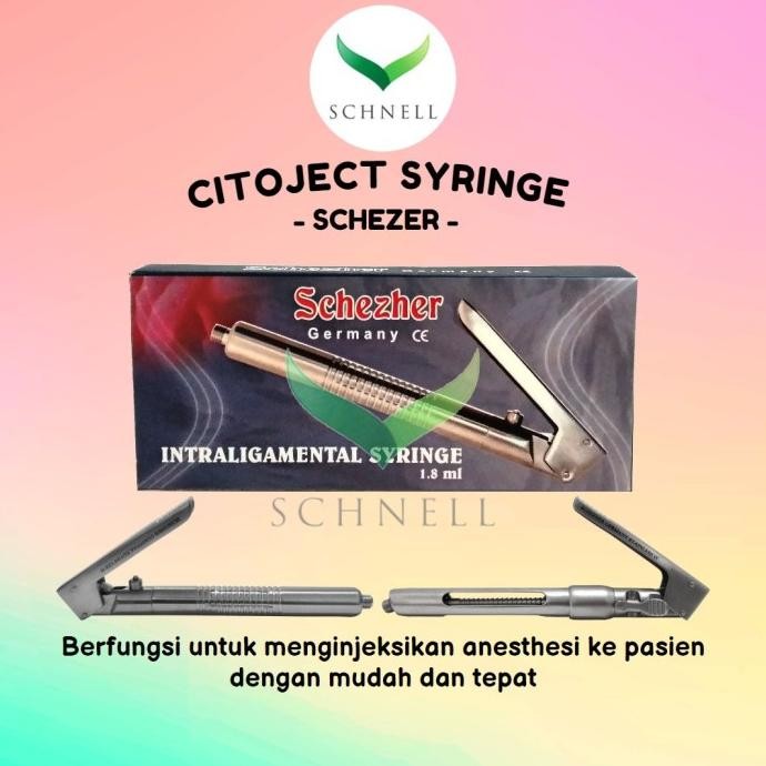 Dental Citoject Syringe/Citoject Syringe Dental Instrument - Schezer