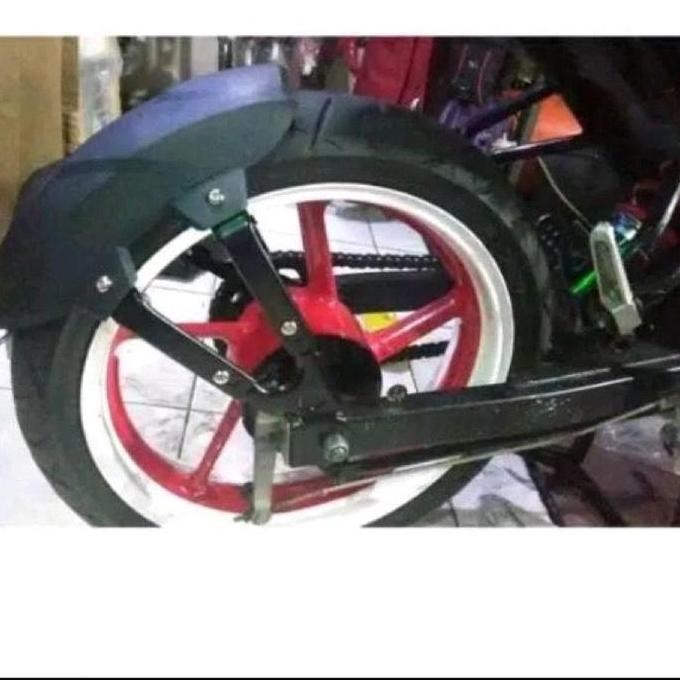 MUDGUARD SPAKBOR KOLONG BELAKANG PENAHAN LUMPUR ARM KOTAK MOTOR VIXION MEGAPRO SATRIA FU MX KING 150