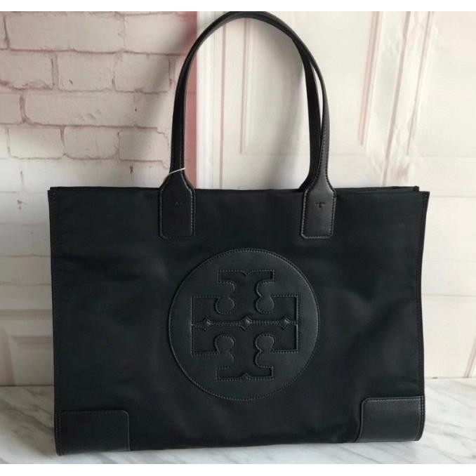 TAS TORY BURCH ELLA NYLON TOTE BAG ORIGINAL FULLSET HAR