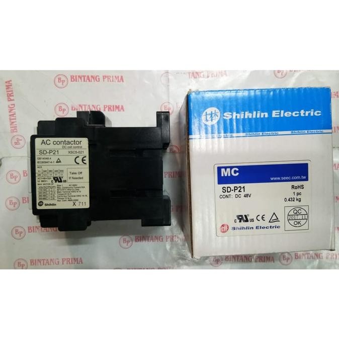 CONTACTOR / KONTAKTOR SD-P21 5.5 KW 3P 32A 48V DC / 48VDC SHIHLIN