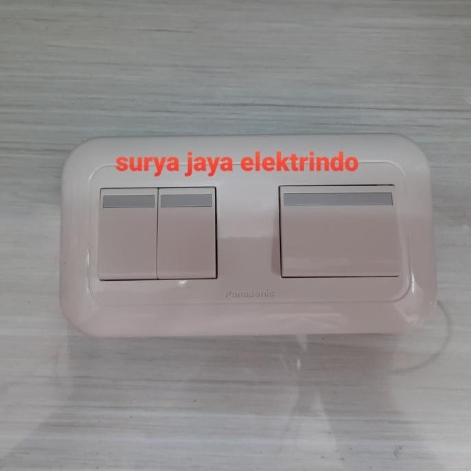 Promo saklar hotel isi 3 PANASONIC COD
