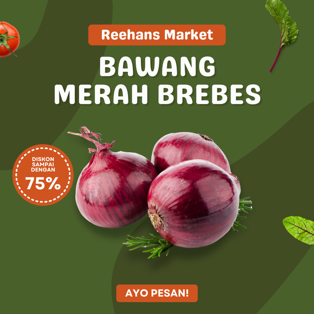 

Bawang Merah Brebes Super premium Fresh 1kg - 500g