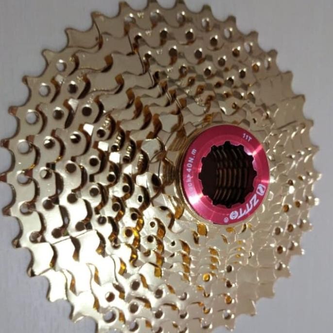 ```````] Sprocket Gold 9 Speed Ztto Gir Gear Sepeda 11T-36T