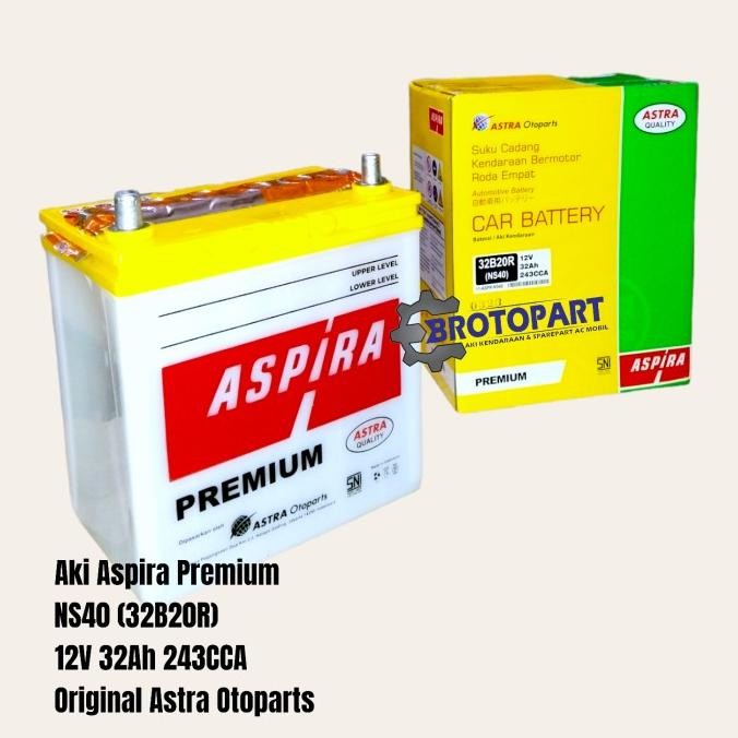 Terbaik Aki Mobil Suzuki Jimny Carry, Futura, Katana Accu Aspira Ns40 32Ah Promo