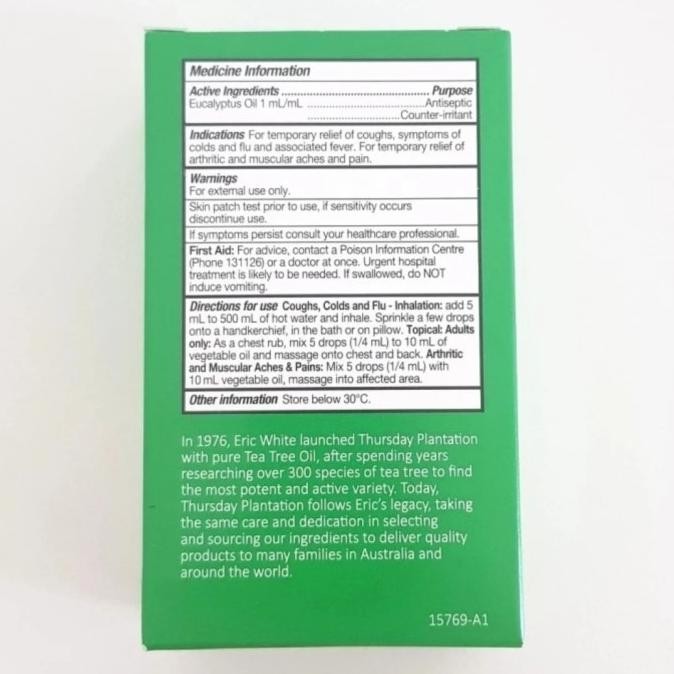 Sale! Thursday Plantation Australia 100% Pure Eucalyptus Oil