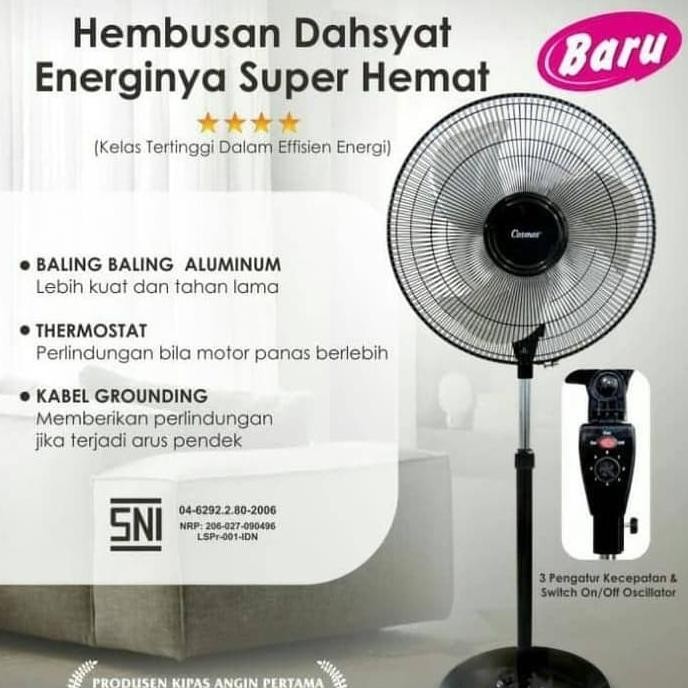 Original Kipas Angin Besi Cosmos 18 Tif
