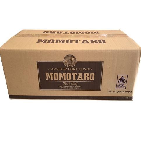 

MOMOTARO SHORTBREAD KARTON ISI 60 x 45 gr BY AOKA COOKIES ORINAL COKELAT MAKANAN RINGAN CEMILAN ANAK BISKUIT KUE WAFER KUKIS ROTI KERING GROSIR MURAH 45 GRAM