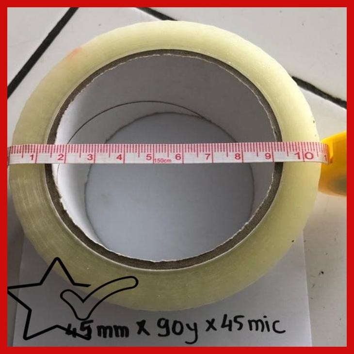 

[GRE] LAKBAN BENING 2 INCH 90 YARD 45 MM X 90 YARD X 45 MIC