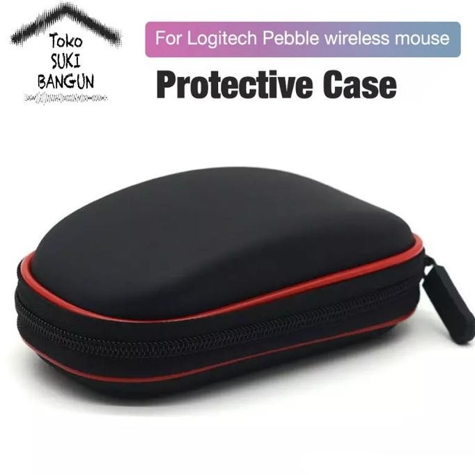 Case Mouse Logitech Pebble M350 Zipper Storage Eva Casing Cover Pouch Murah