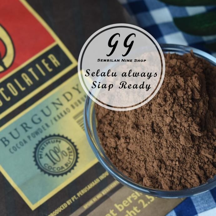 

BARU 250 GRAM TULIP BURGUNDY PURE COCOA POWDER COKELAT COKLAT BUBUK 10% FAT