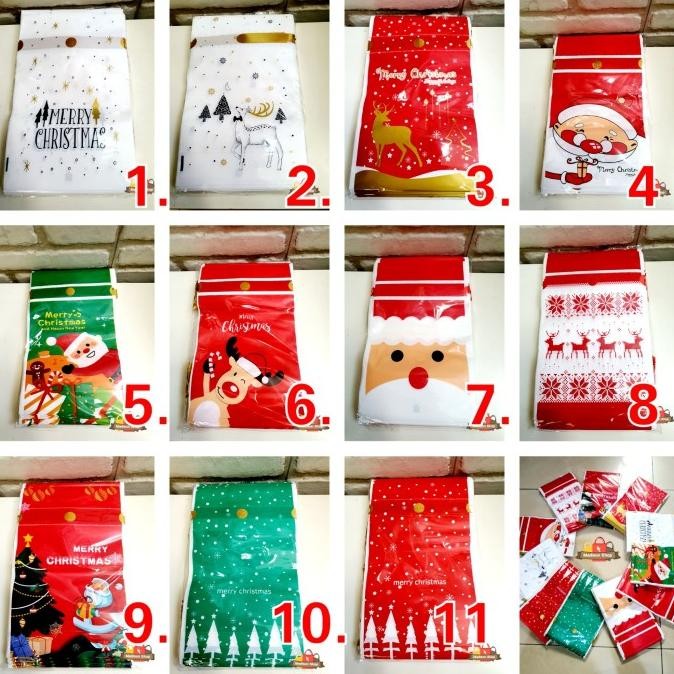 

Sale! Kantong Kue Natal Santa Isi 50 Plastik Kue Natal Murah Kantong Sovenir