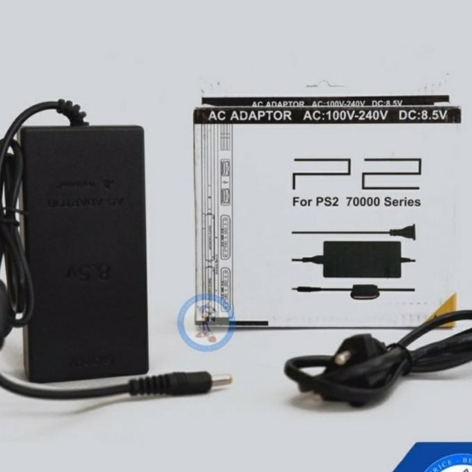 BARU ADAPTOR/CHARGER PS2 SLIM SERI 7 OP