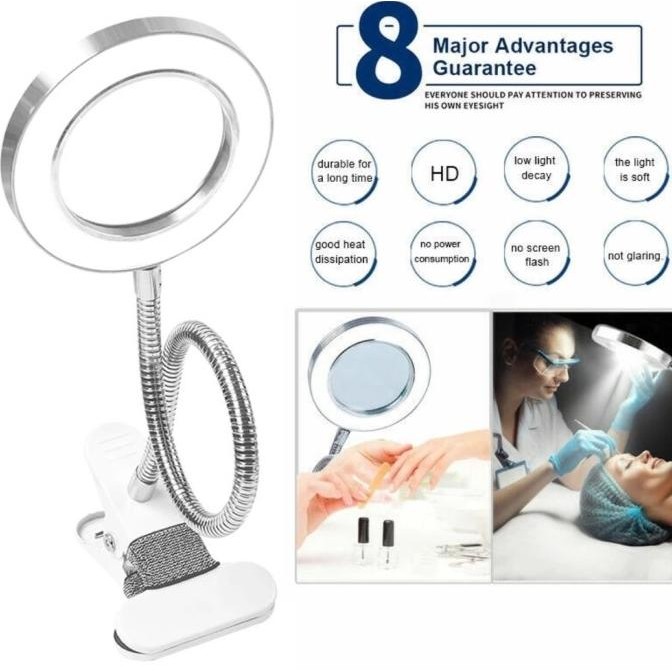 

Sale! AVPRO AVS11M8X Multifunctional Magnifying Glass 8x w LED Lamp 11cm 10w