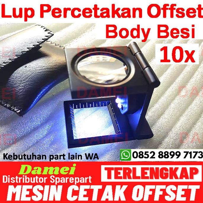 

Sale! Lup Percetakan Offset Magnifier Kaca Pembesar Lipat QC Cek Register