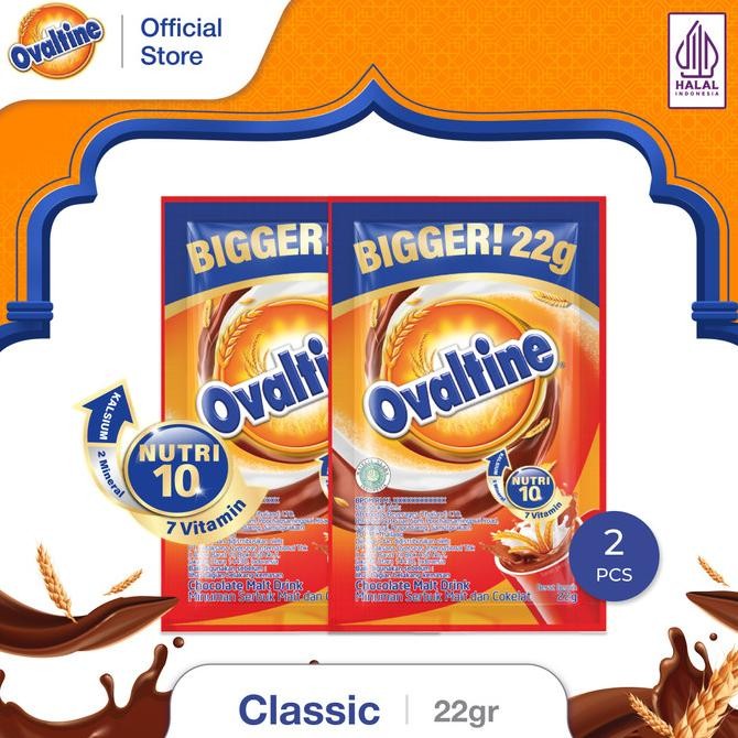 

BARU OVALTINE CLASSIC SUSU BUBUK COKLAT 22GRX10SX6