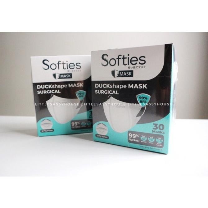 MASKER SOFTIES DUCKSHAPE SURGICAL/ MASKER DUCKBILL TERMURAH