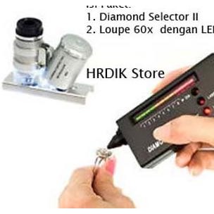 

Sale! Diamond Selector II + Loupe 60x Zoom with LED - PAKET Lengkap Hemat 2