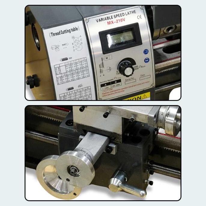 Mesin Bubut Mini Lathe Beads Woodworking 900W 400mm murah