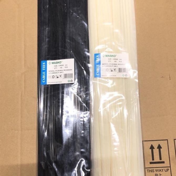 

ready Kabel cable tali ties tis TEBAL 4,8x500 mm 50 cm masko murah