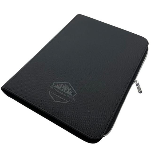 

ready Premium Leather 9 Pocket Zipper Page Binder | 540 Cards - Card Album - Toko Board Game - TBG murah