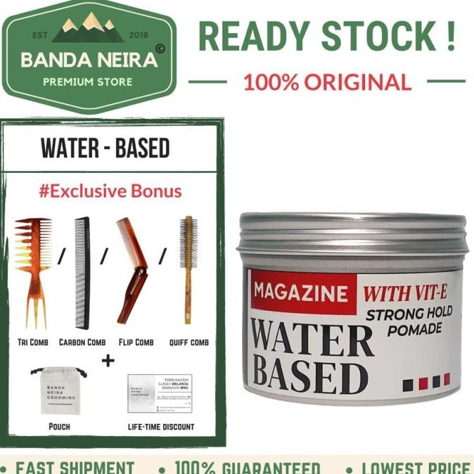 tersedia traumfolg magazine waterbased water based pomade