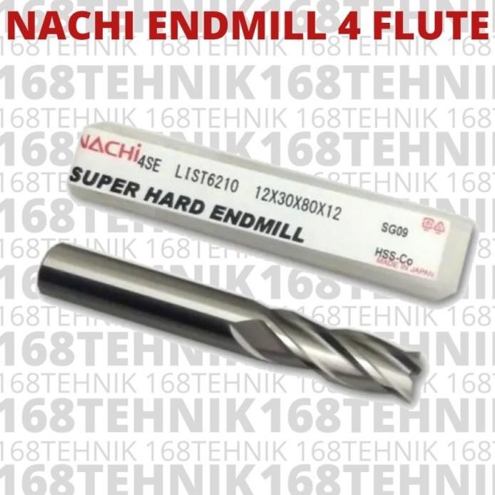 NACHI ENDMILL 4 FLUTE 8.0 MM / END MILL 8 MM / ENDMILL 8MM ORIGINAL murah