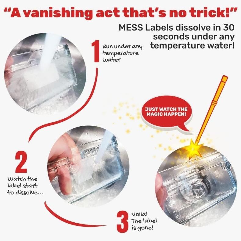 

Promo Hemat! 500pcs Food Label Waterproof Stiker Tanggal Kadaluwarsa Label Penyimpanan Makanan Label Tanggal Isi Murah