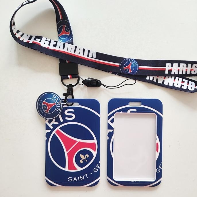 

ready ID Card Holder Name Tag Lanyard / Kalung Wadah Kartu Identitas Liga Klub Sepak Bola Football Club Manchester United Real Madrid Chelsea Juventus Mancity Barcelona AC Milan Paris Saint German PSG BVB Borussia Dortmund dkk murah