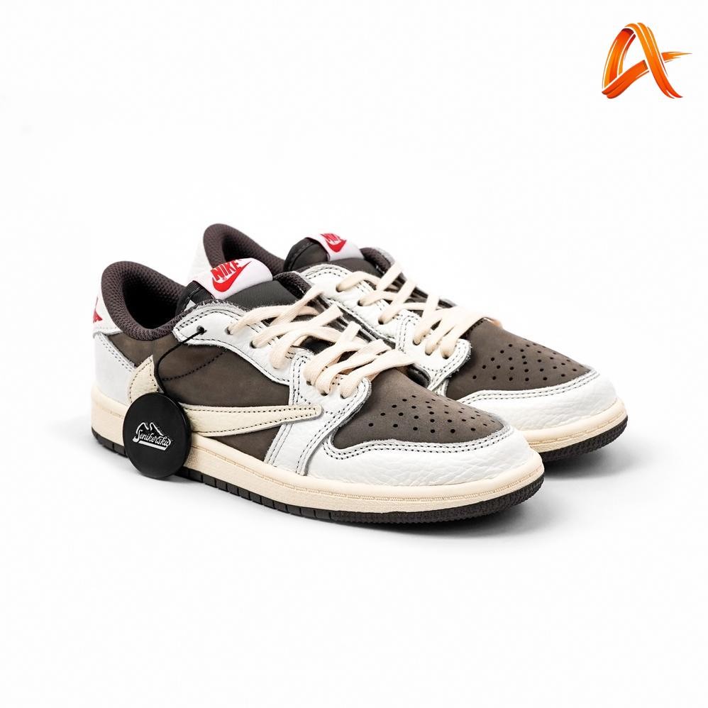 Baru " Baby & Kids " Air Jordan 1 Low Travis Reverse Mocha Td / Ps Original