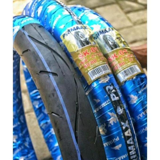 SEPASANG BAN DONAT 80 80 90 80 PRIMAX SK01 RING 14 - BAN PRIMAAX SK01 80/80 90/80 14 DONAT DS