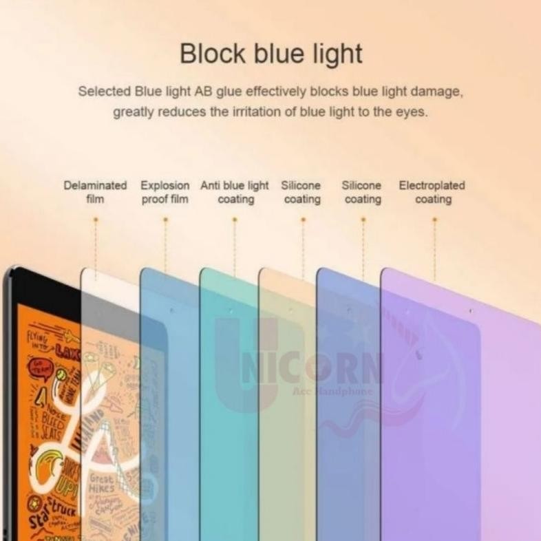 Murah Anti Blue Samsung Tab A9 Lte / Tab A9 Kids Edition / 5G / Wifi / 8.7 Inch 2023 X110 X115 / Tem