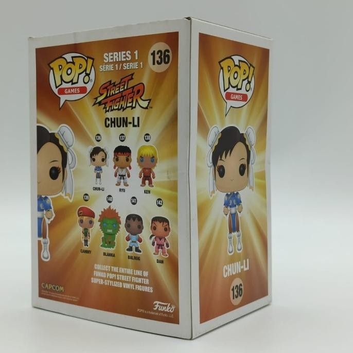 Funko POP Games Street Fighter Chun Li #136 Chun-Li [gembira dendang] mainan