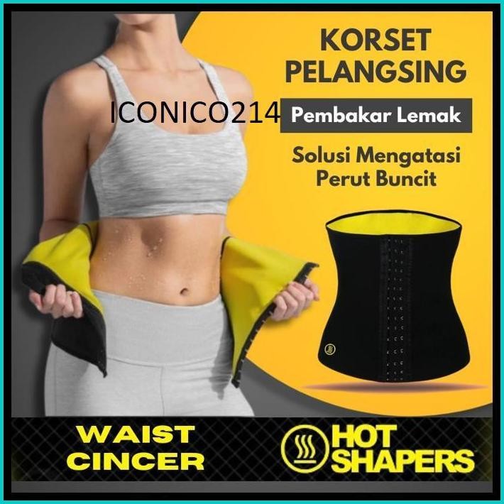 KORSET PELANGSING PERUT BUNCIT ORI ALAT PEMBAKAR LEMAK KORSET SLIMMING WAIST CINCHER PENGECIL PERUT 