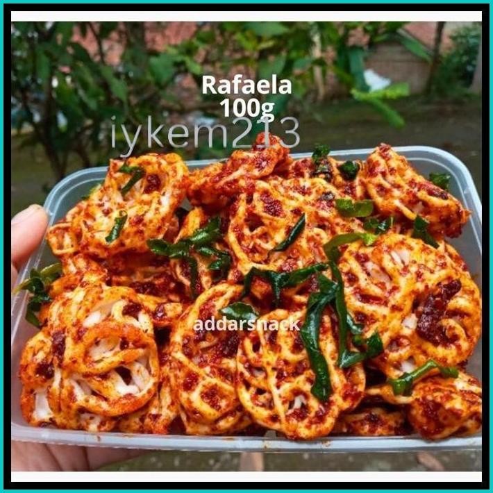 

KERUPUK RAFAELA PEDAS DAUN JERUK 100G