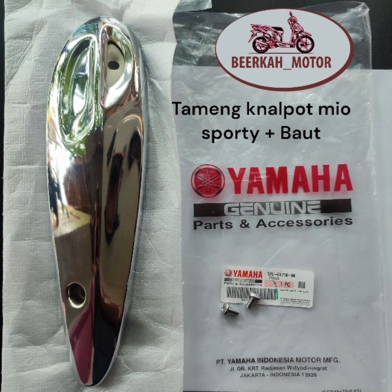 Tameng knalpot Mio Sporty Plus Baut