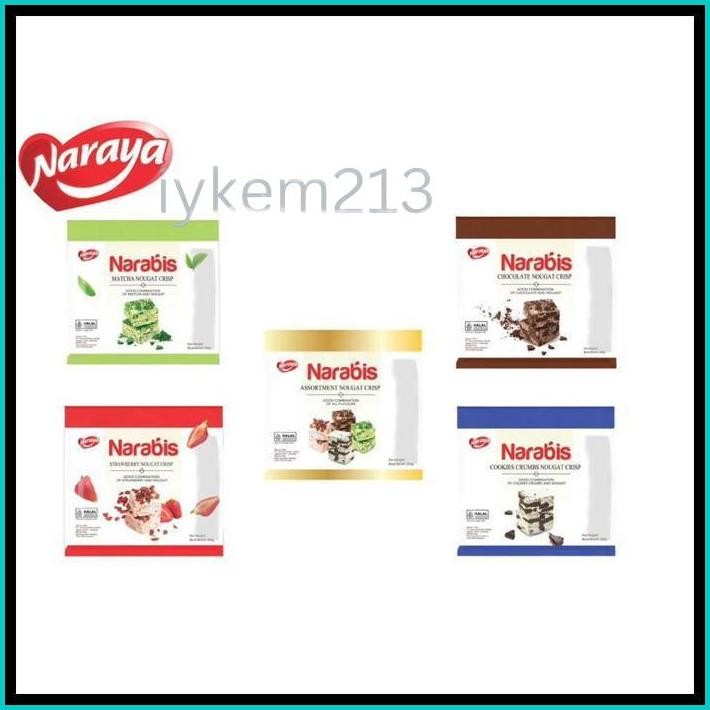 

NARAYA NARABIS 200G COOKIES NOUGAT CRISP NARAYA NARABIS NOUGAT