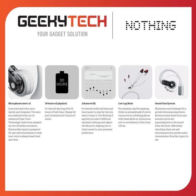 Murah Nothing Ear (Open) / Nothing Ear Open - Open Ear Tws