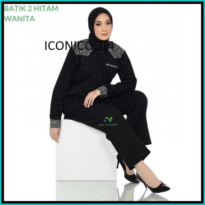 BAJU BATIK KOMBINASI/KEMEJA BATIK PRIA/SERAGAM BATIK PRIA DAN WANITA/BAJU SERAGAM BATIK KANTORAN