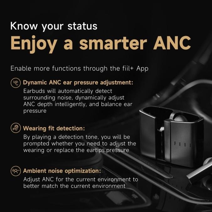 Sale Fiil Cc Pro 2 Tws Bluetooth 5.3 Ldac Anc 42Db Ambient Multipoint App